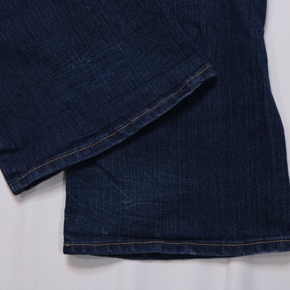 Rue 21 Flare Jeans Embroidered Button Flap Back Pockets - Picture 5 of 10